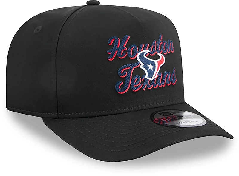 New Era Adults' Houston Texans 9FIFTY Chainstitch Cap