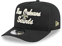New Era Adults' New Orleans Saints 9FIFTY Chainstitch Cap
