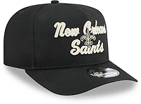 New Era Adults' New Orleans Saints 9FIFTY Chainstitch Cap