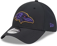 New Era Men's Ravens Night Black 39THIRTY Cap