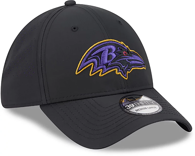 New Era Men's Ravens Night Black 39THIRTY Cap