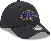 New Era Men's Ravens Night Black 39THIRTY Cap