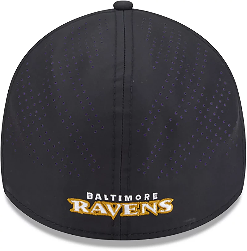 New Era Men's Ravens Night Black 39THIRTY Cap