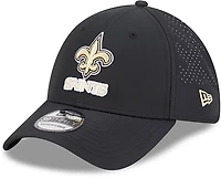 New Era Men's Orleans Saints Night Black 39THIRTY Cap