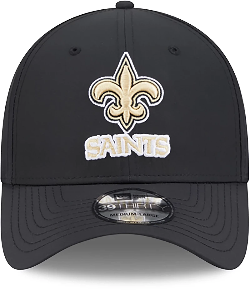 New Era Men's Orleans Saints Night Black 39THIRTY Cap