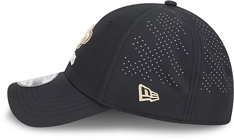 New Era Men's Orleans Saints Night Black 39THIRTY Cap