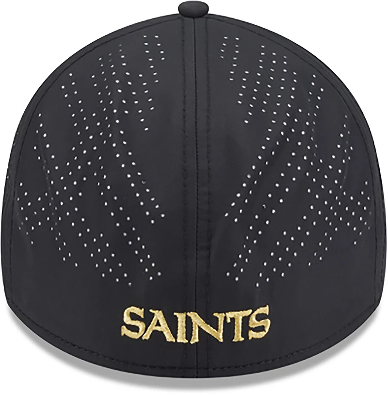 New Era Men's Orleans Saints Night Black 39THIRTY Cap