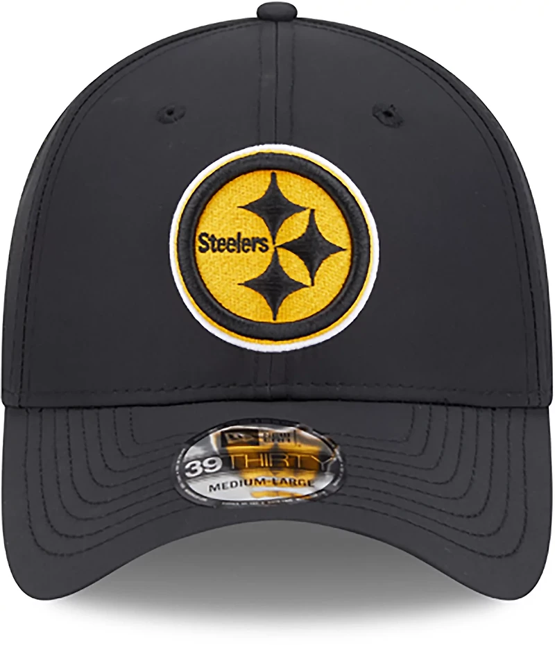 New Era Men's Steelers Night Black 39THIRTY Cap