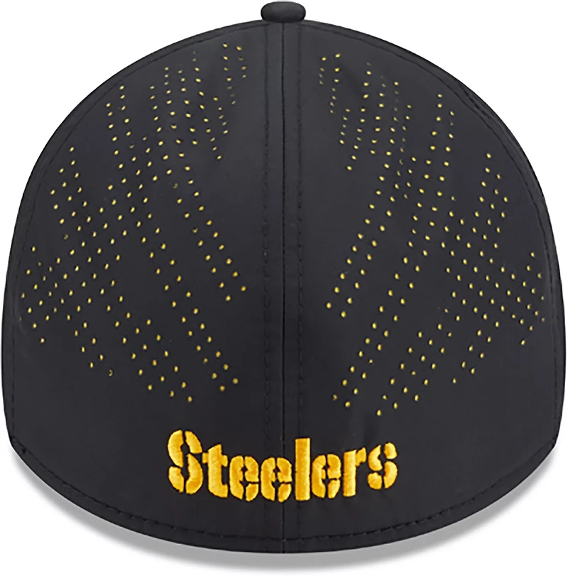 New Era Men's Steelers Night Black 39THIRTY Cap