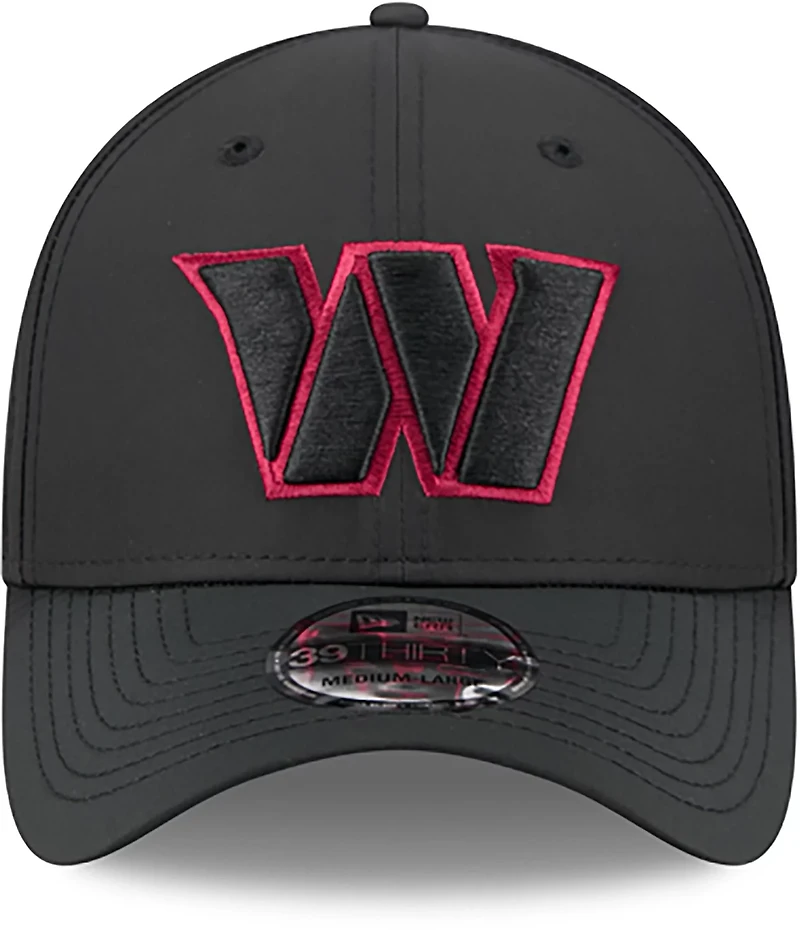 New Era Men's Commanders Night Black 39THIRTY Cap