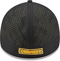 New Era Men's Commanders Night Black 39THIRTY Cap