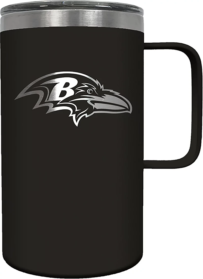 Great American Products Ravens 18 oz Hustle Primary Etch Travel Mug