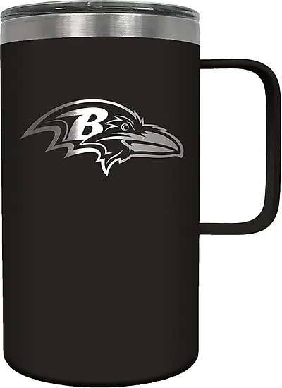 Great American Products Ravens 18 oz Hustle Primary Etch Travel Mug