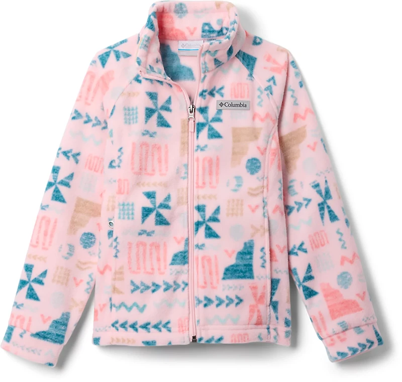 Columbia Sportswear Girls' Benton Springs II Printed Long Sleeve Fleece Jacket
