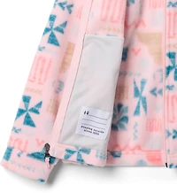 Columbia Sportswear Girls' Benton Springs II Printed Long Sleeve Fleece Jacket