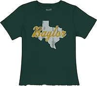 WILDCAT RETRO Women's Baylor State Script Meet and Greet T-shirt