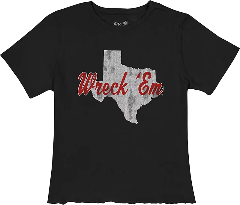 WILDCAT RETRO Women's Texas Tech State Script Meet and Greet T-shirt