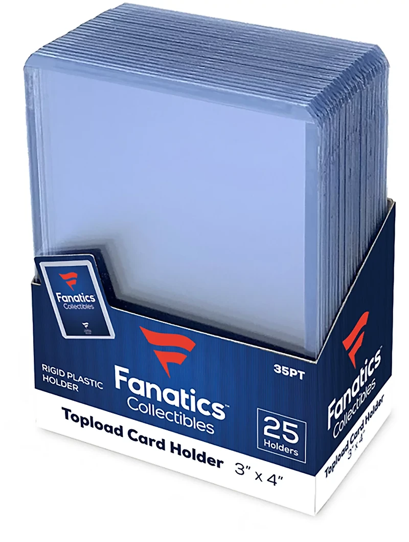 Fanatics 35-pt Top Loader Card Holders 25-Pack