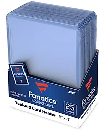 Fanatics 35-pt Top Loader Card Holders 25-Pack