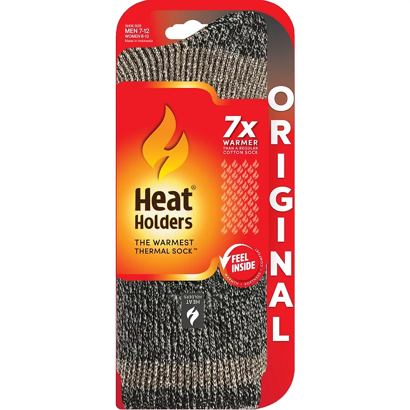 Heat Holders Men's Rook Block Twist Crew Socks