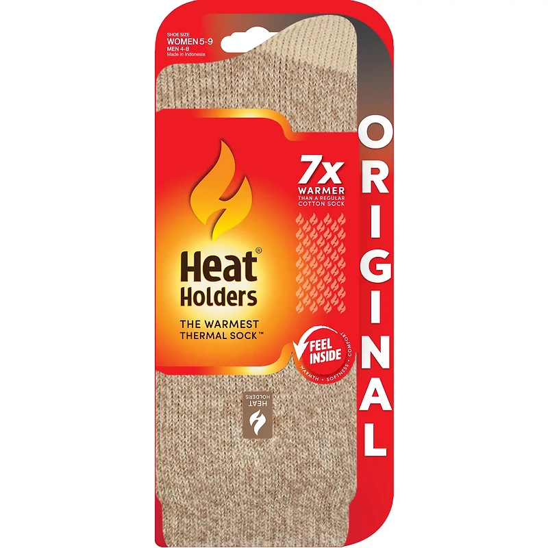 Heat Holders Payton Twist Heel and Toe Crew Socks