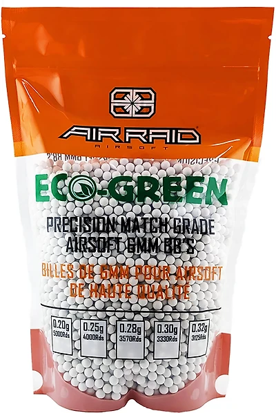 Air Raid Airsoft Eco BB Ammo 20g 4000-Count