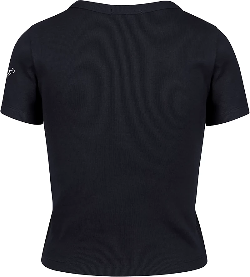 47 Women's Texans Spirited Ribbed Baby T-shirt