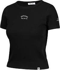 47 Women's Saints Spirited Ribbed Baby T-shirt