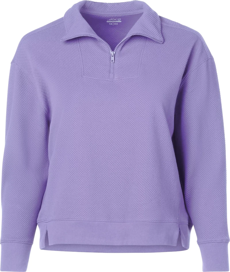 BCG Women's Quilted Plus 1/4-Zip Top