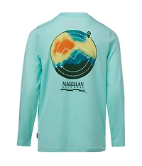 Magellan Outdoors Boys’ Pocket GFX Long Sleeve T-shirt