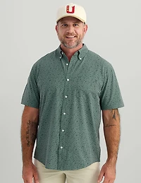Huk Men's Kona Desert Rose Short Sleeve Shirt