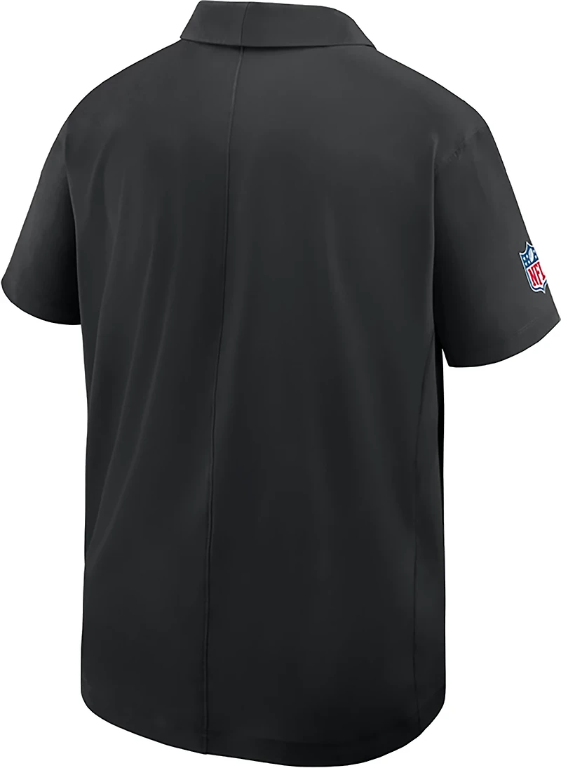 Nike Men's Jacksonville Jaguars Sideline Dri-FIT Woven Coach's Polo