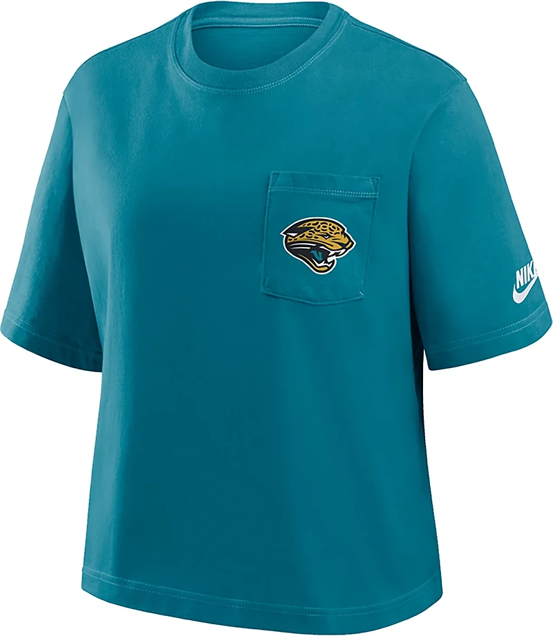 Nike Women's Jaguars Rewind Pocket Boxy T-shirt