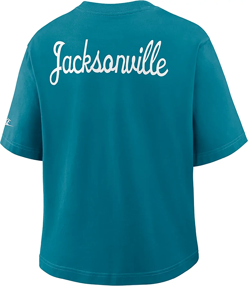 Nike Women's Jaguars Rewind Pocket Boxy T-shirt