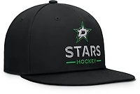 Fanatics Men's Stars Rink Flat Brim Structured Square Visor Adjustable Cap