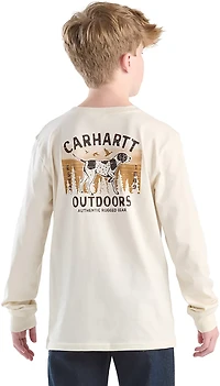 Carhartt Boys' Dog 2 Long Sleeve Pocket T-shirt