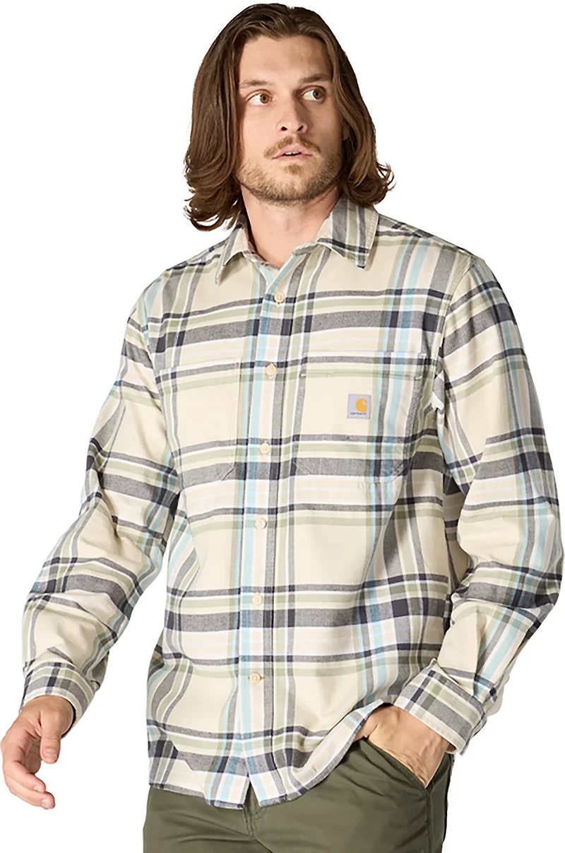Carhartt Men's Rugged Flex™ Relaxed Fit Midweight Flannel Long-Sleeve Plaid Shirt