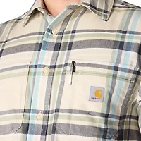Carhartt Men's Rugged Flex™ Relaxed Fit Midweight Flannel Long-Sleeve Plaid Shirt