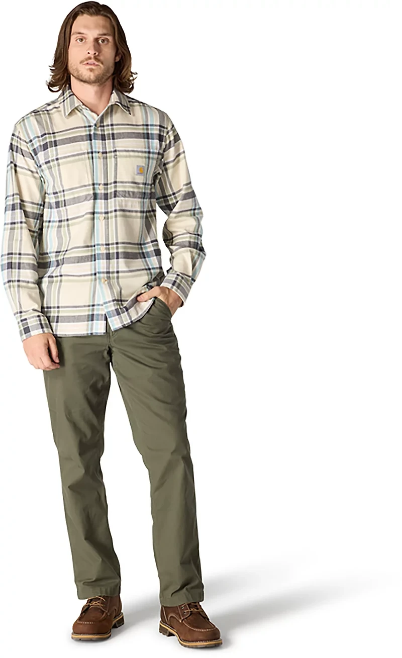 Carhartt Men's Rugged Flex™ Relaxed Fit Midweight Flannel Long-Sleeve Plaid Shirt