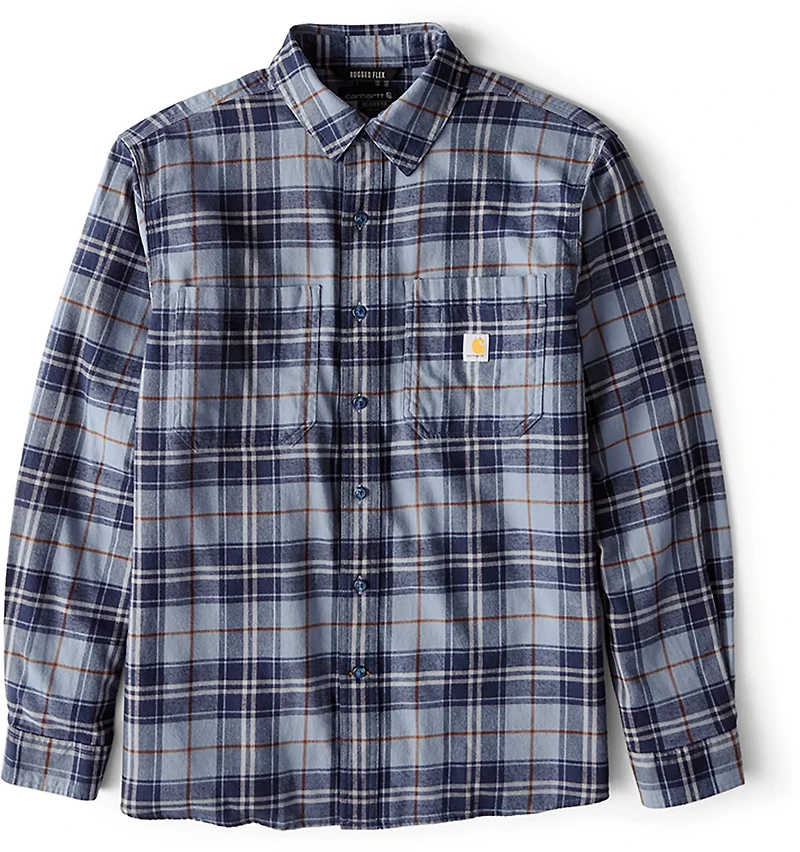 Carhartt Men's Rugged Flex™ Relaxed Fit Midweight Flannel Long-Sleeve Plaid Shirt