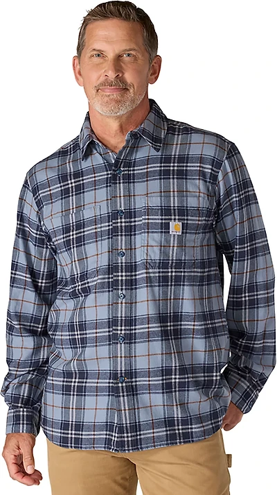 Carhartt Men's Rugged Flex™ Relaxed Fit Midweight Flannel Long-Sleeve Plaid Shirt