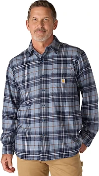 Carhartt Men's Rugged Flex™ Relaxed Fit Midweight Flannel Long-Sleeve Plaid Shirt