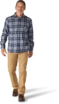 Carhartt Men's Rugged Flex™ Relaxed Fit Midweight Flannel Long-Sleeve Plaid Shirt