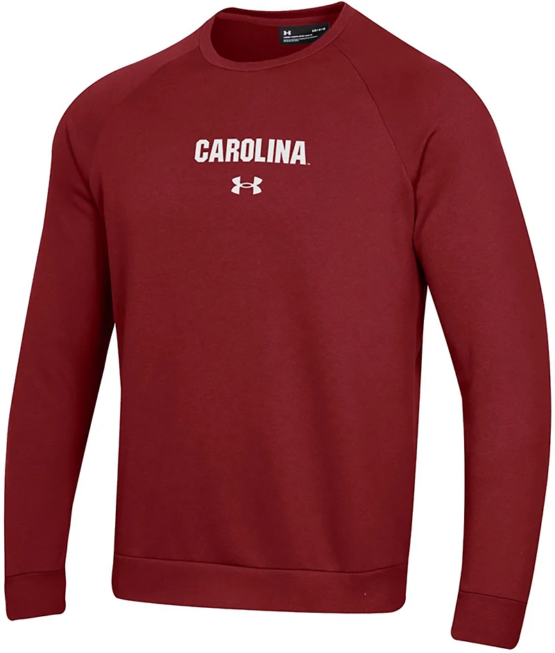 Under Armour Men's South Carolina Gamecocks All Day Fleece Crew Sweatshirt