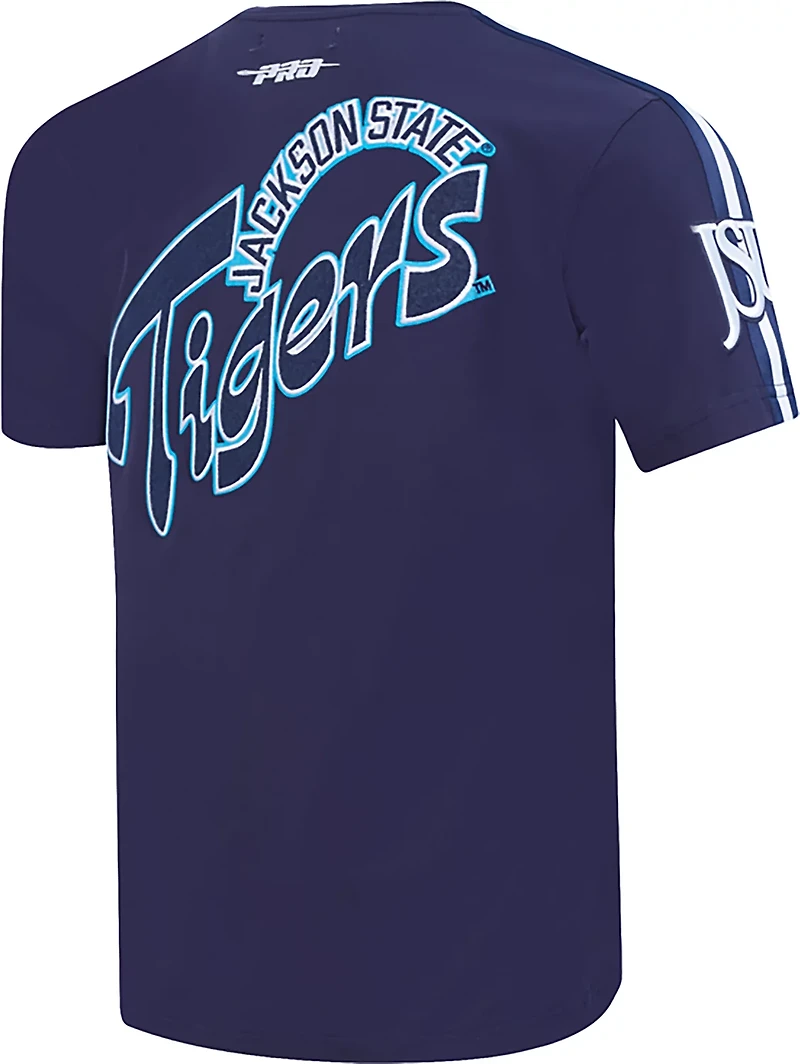 Pro Standard Men's Jackson State University Homecoming Striped Graphic T-shirt