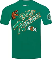 Pro Standard Men's Florida A&M University Homecoming Striped Graphic T-shirt