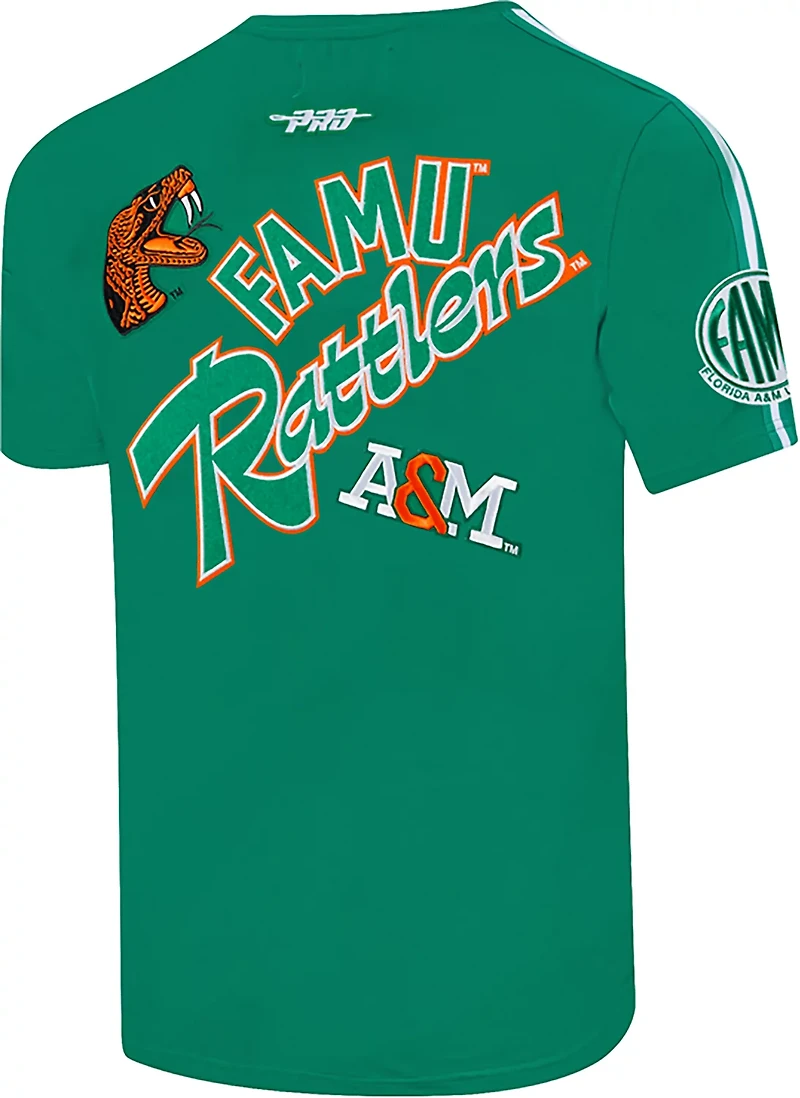 Pro Standard Men's Florida A&M University Homecoming Striped Graphic T-shirt