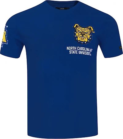 Pro Standard Men's North Carolina Agricultural and Technical State University Homecoming Striped Graphic T-shirt