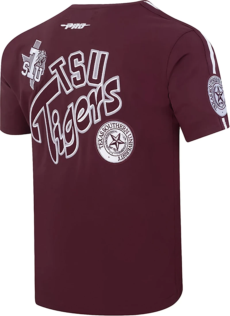 Pro Standard Men's Texas Southern University Homecoming Striped Graphic T-shirt