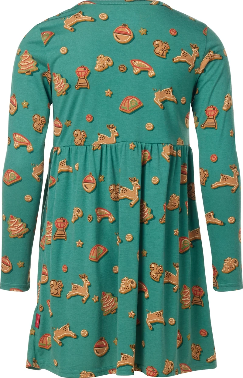 Magellan Outdoors Girls' Holiday Cookies Dress